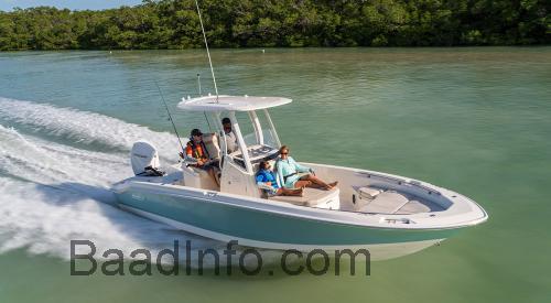 Boston Whaler 250 Dauntless tekniske specifikationer og anmeldelser